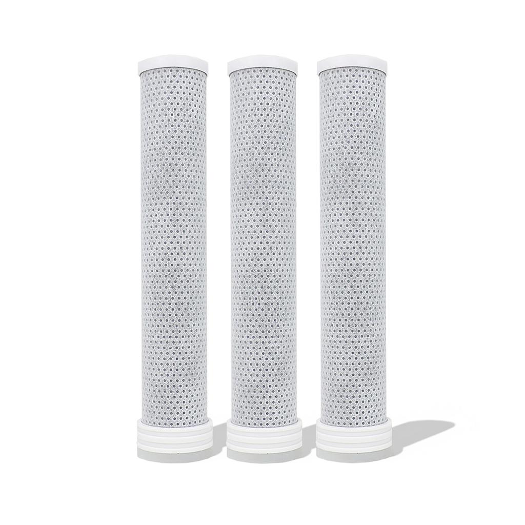 Koller Products Ersatz-Filterkartuschen – XS, 3er-Pack, Mit Aktivkohle Für Klares Wasser