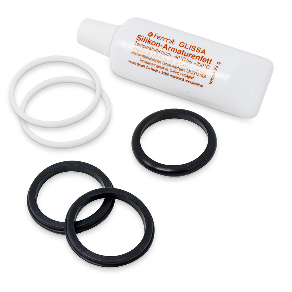 Dichtungsset „Roma“ – Dreiwege-Wasserhahn (inkl. Armaturenfett)