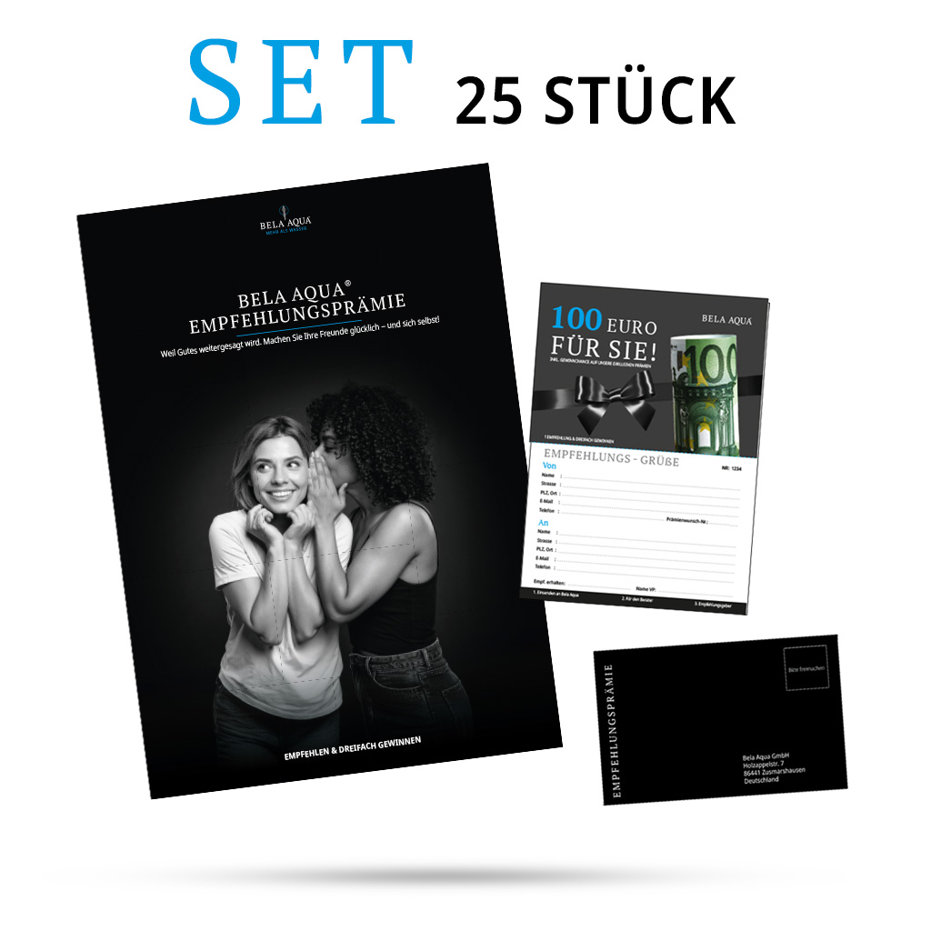 Empfehlungsprämien - SET (25 Stück)