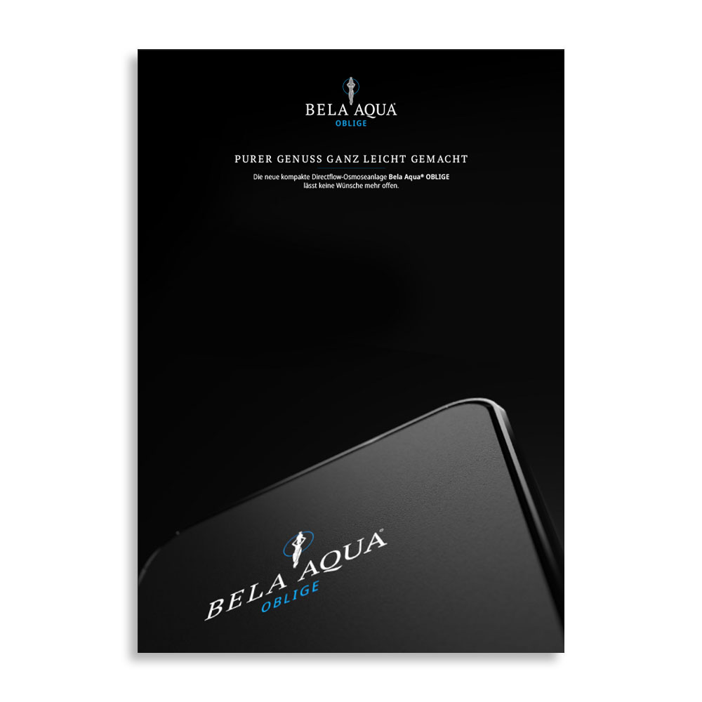 Broschüre "Bela Aqua Oblige" 25 Stück