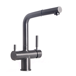 3-Wege Wasserhahn - SIENA - Graphit