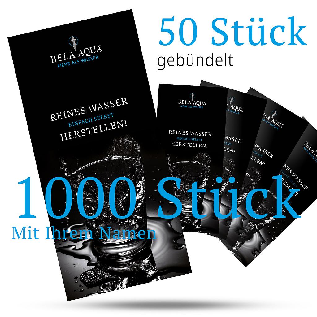 Faltblatt Evolution - 6-seitig - 1.000 Stk.