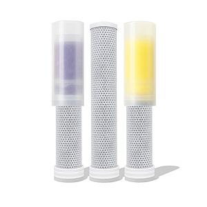 Ondée Premium Filterduschkopf - Duftvielfalt 3er-Set – Aktivkohle, Zitrone &amp; Lavendel Filter