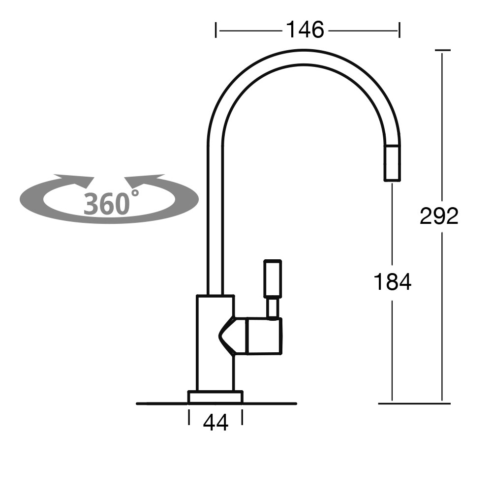 Wasserhahn EVOLUTION tube in tube