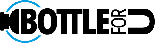 Trinkflasche "Trendy white"